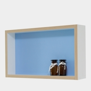 벽선반 코니프레임 [500x300] (블루)